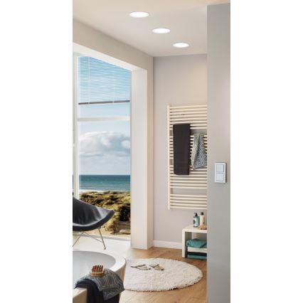 Eglo 96165 - LED süvistatav laevalgusti FUEVA 1 LED/10,9W/230V IP44 läbimõõt 17 cm