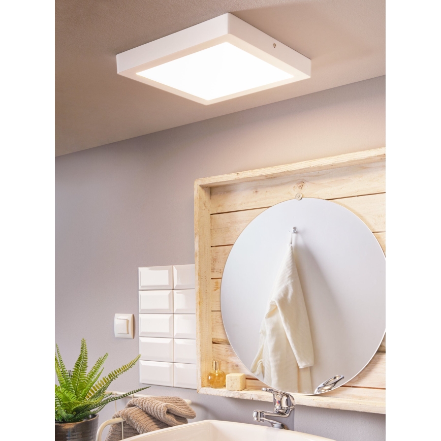Eglo 96169 - LED-vannitoa laevalgusti FUEVA 1 LED/22W/230V IP44 30x30 cm