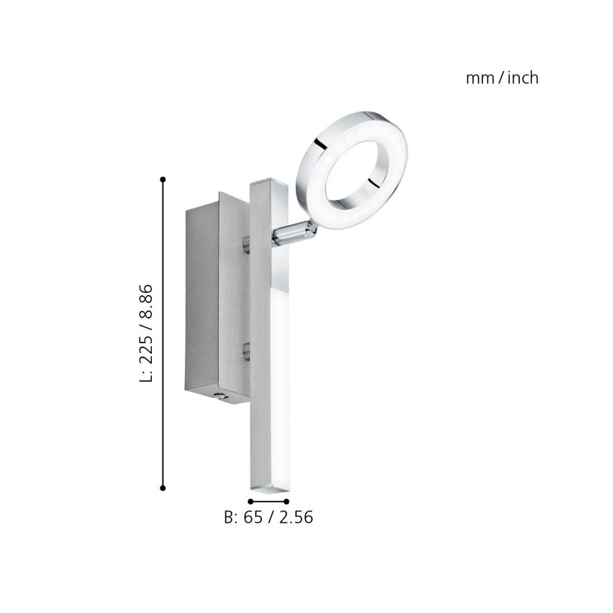 Eglo - Kohtvalgusti LED/3.2W + LED/2.2/230V