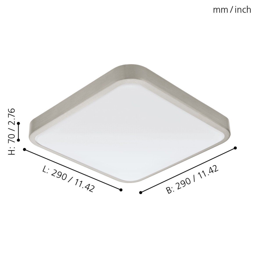 Eglo 96231 - LED-vannitoa laevalgusti MANILVA LED/16W/230V IP44