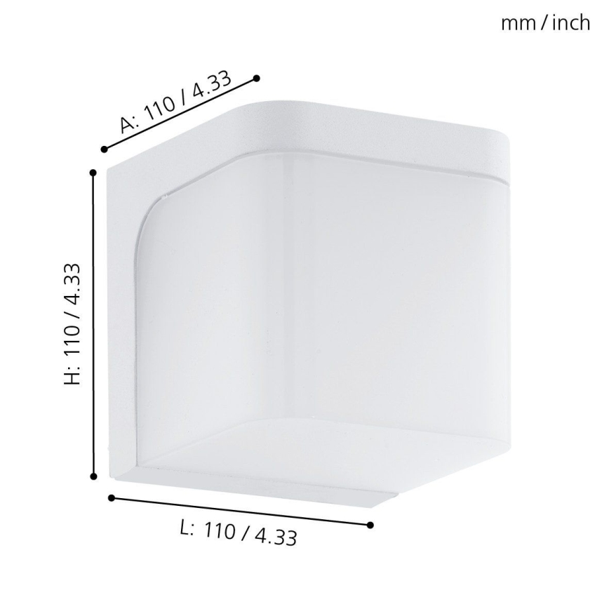 Eglo - LED Väli seinavalgusti LED/4,9W/230V IP44