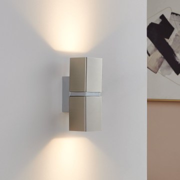 Eglo 96264 - LED seinavalgusti PASSA 2xGU10/2,8W/230V ruudukujuline