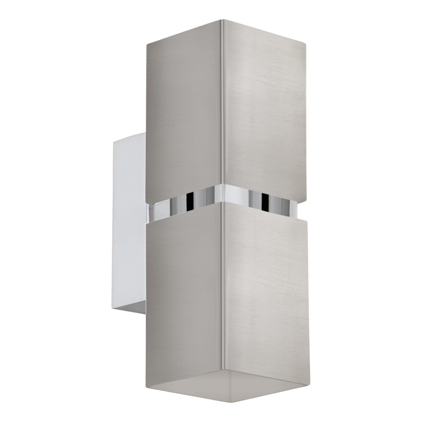 Eglo 96264 - LED seinavalgusti PASSA 2xGU10/2,8W/230V ruudukujuline