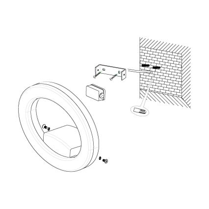 Eglo - LED Seinavalgusti õue LED/10W/230V