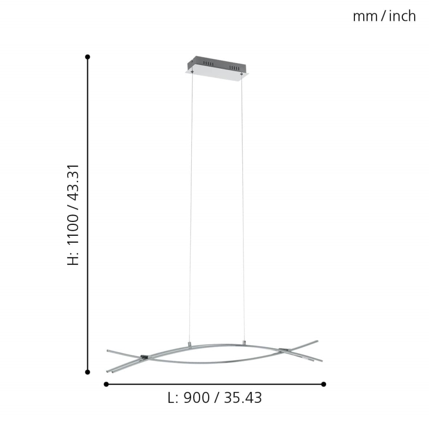 Eglo - LED Seinavalgusti õue 3xLED/9W/230V