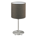 Eglo 96388 - Laualamp PASTERI 1xE27/60W/230V pruun