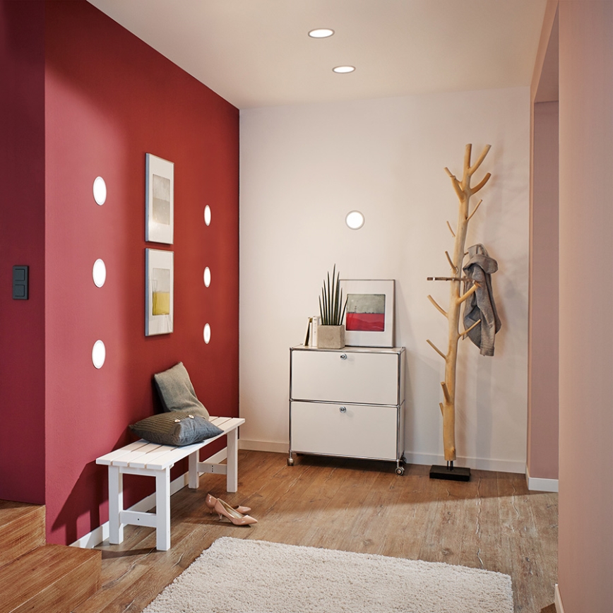 Eglo 96408 - LED-hämardatav süvistatav laevalgusti FUEVA 1 LED/16,47 W/230 V, Ø 22,5 cm