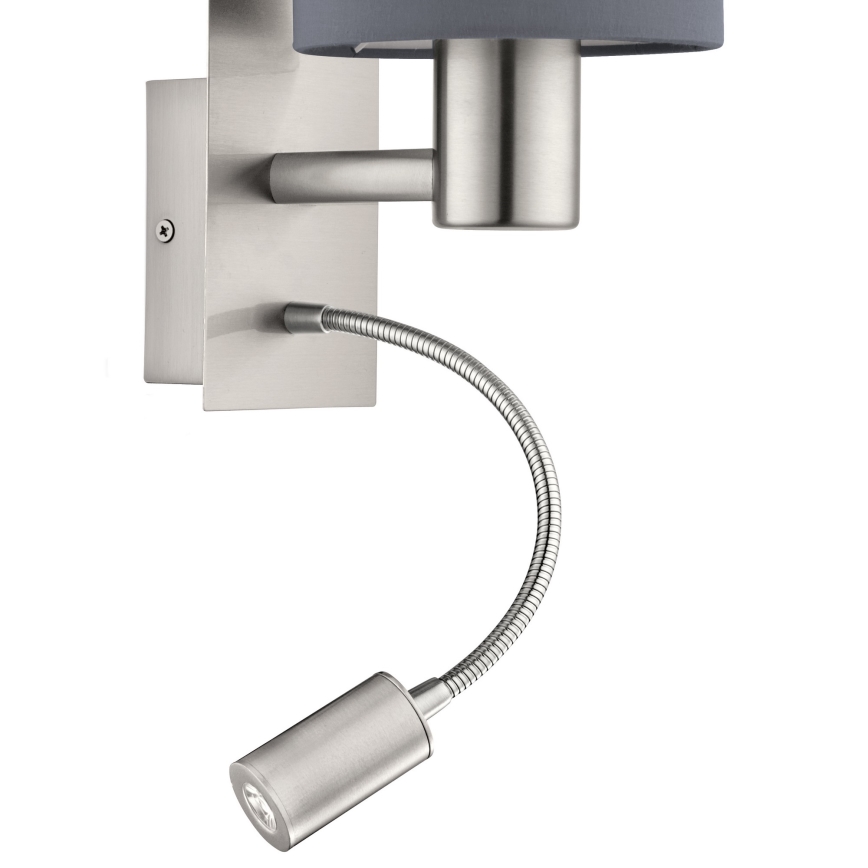 Eglo - LED Paindlik lamp 1xE27/40W+LED/3,8W hall