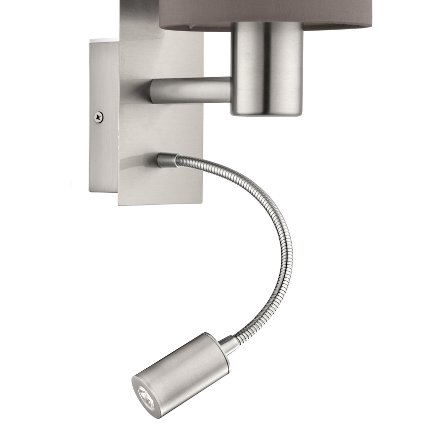 Eglo - LED Paindlik lamp 1xE27/40W + LED/3.8W hall