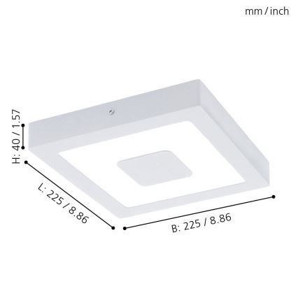 Eglo - LED Väli laevalgusti LED/16,5W/230V IP44