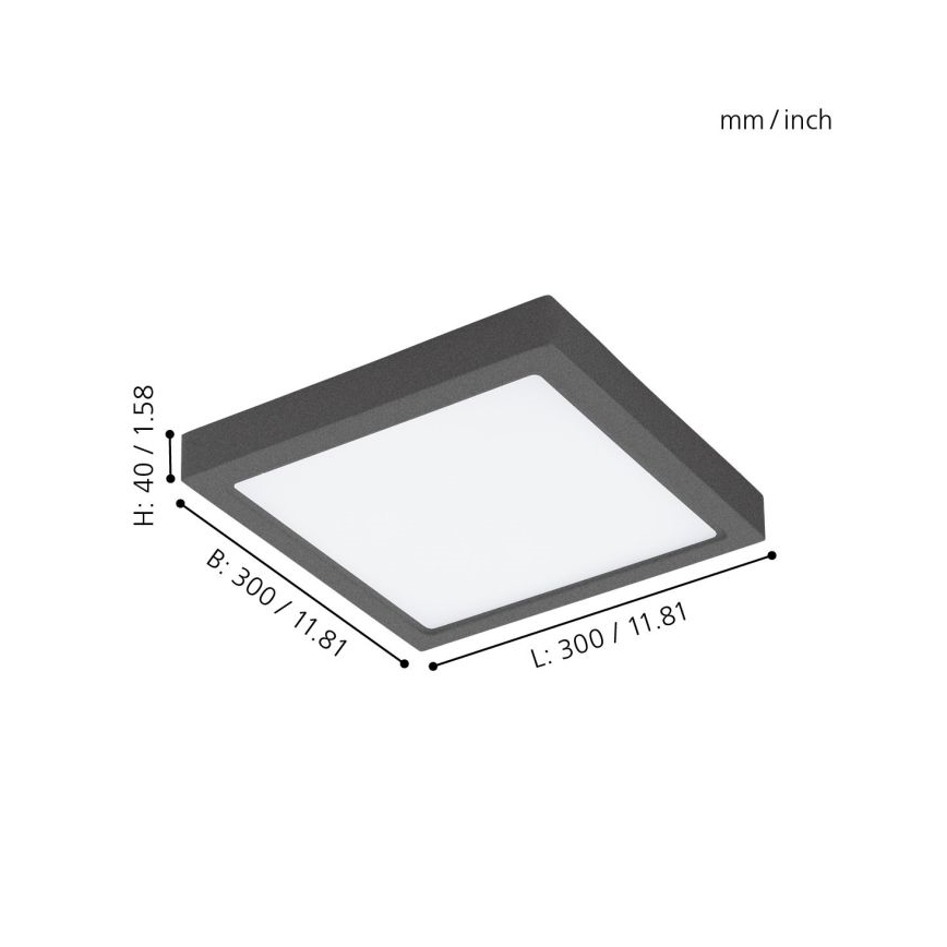 Eglo - LED Väli seinavalgusti LED/22W