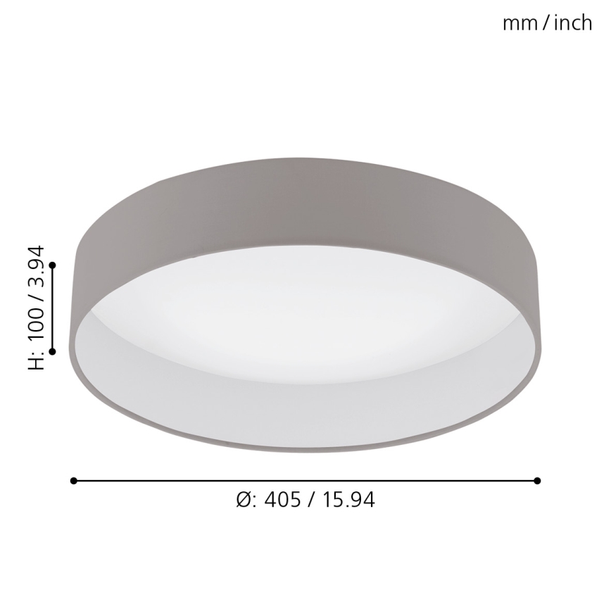 Eglo - LED Hämardatav laevalgusti 1xLED/18W/230V