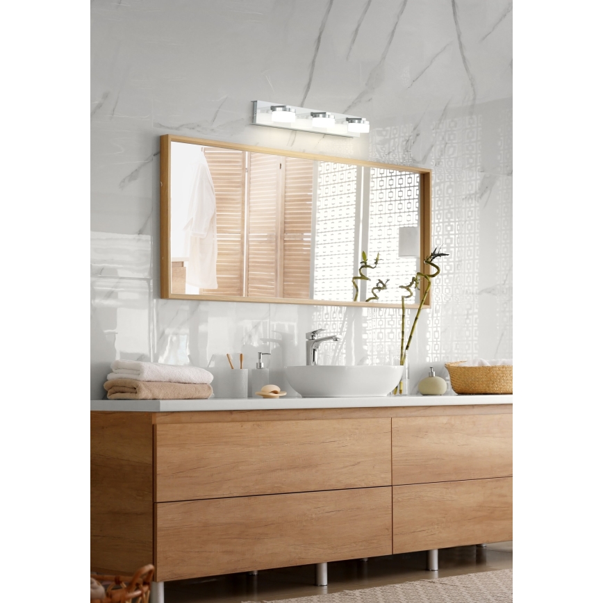 Eglo - LED Hämardatav Seinavalgusti vannituppa 3xLED/7,2W/ IP44
