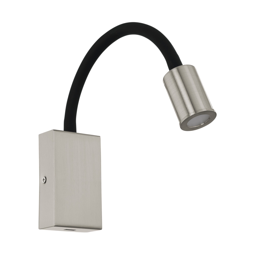 Eglo - LED Kohtvalgusti seinale USB laadimisega 1xLED/3,5W/230V matt kroom