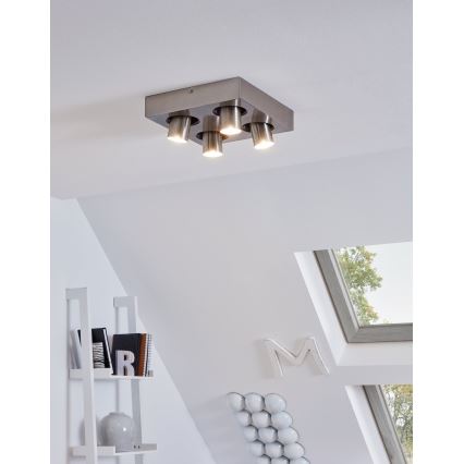Eglo 96608 - LED lae-kohtvalgusti ROBLEDO 1 4xGU10/5W/230V