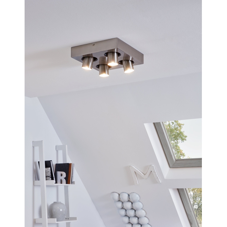 Eglo 96608 - LED lae-kohtvalgusti ROBLEDO 1 4xGU10/5W/230V