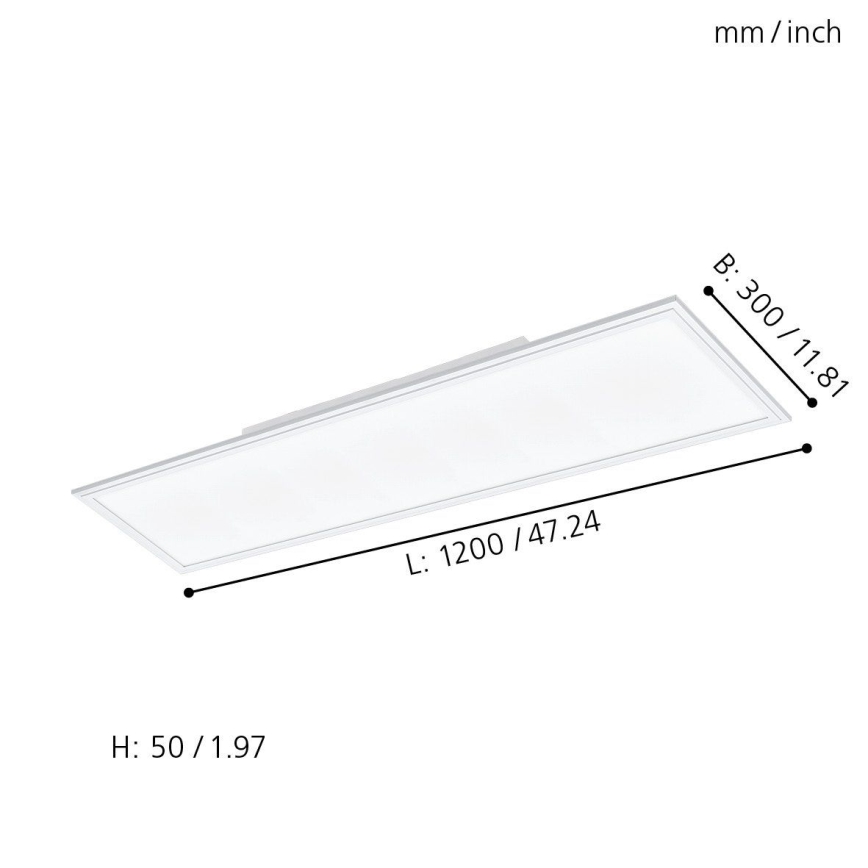 Eglo - LED RGBW Hämardatav valgusti SALOBRENA-C LED/31W + kaugjuhtimispult