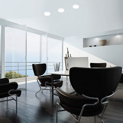 Eglo - LED RGBW hämardatav laelamp FUEVA-C LED/15,6W/230V Bluetooth läbimõõt 22,5 cm