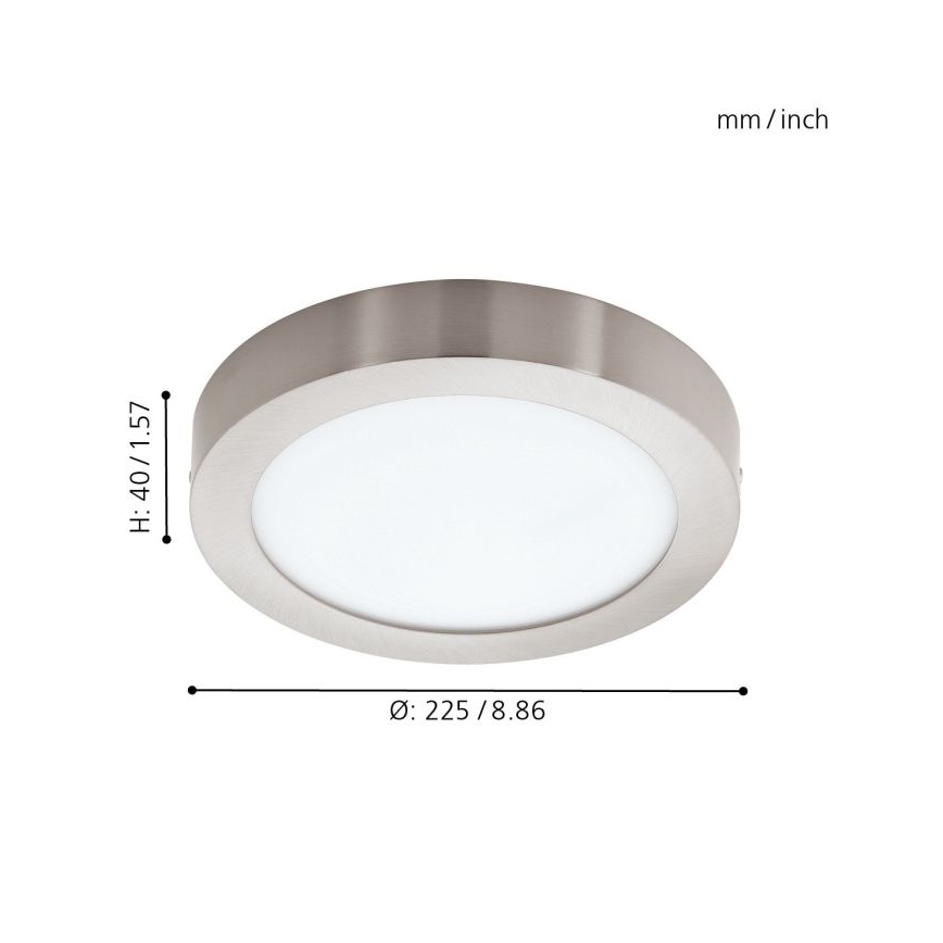 Eglo - LED RGBW hämardatav laevalgusti FUEVA-C LED/15,6W/230V Bluetooth läbimõõt 22,5 cm