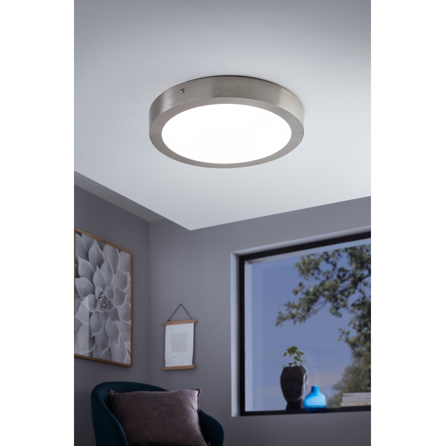 Eglo - LED RGBW hämardatav lakkevalgusti FUEVA-C LED/21W/230V Bluetooth läbimõõt 30 cm
