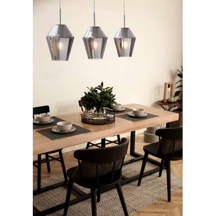 Eglo 96774 - Rippvalgusti kaabliga MURMILLO 3xE27/28W/230V