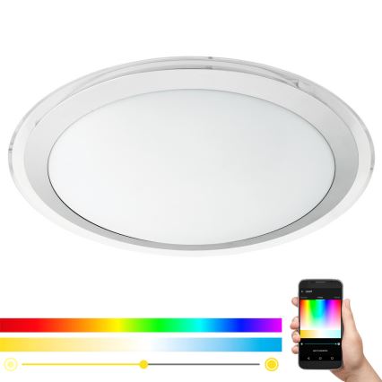 Eglo - LED RGBW Hämardatav laevalgusti COMPETA-C LED/17W/230V