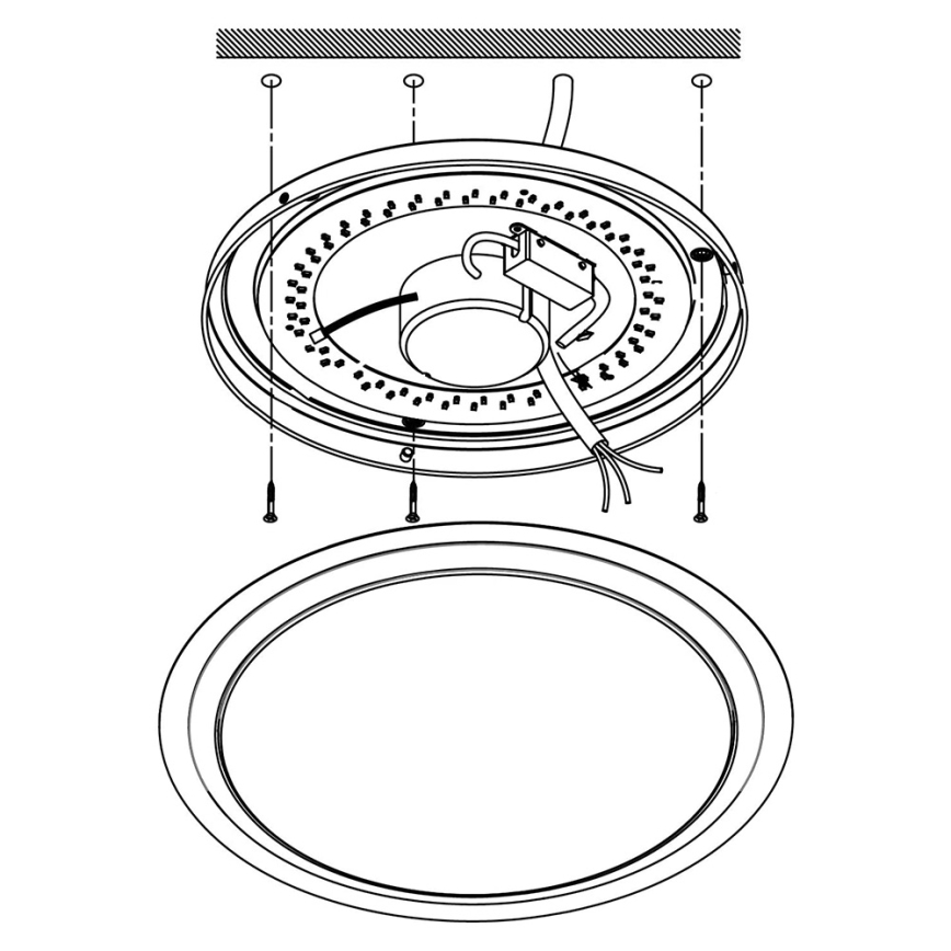 Eglo - LED RGBW Hämardatav laevalgusti COMPETA-C LED/17W/230V