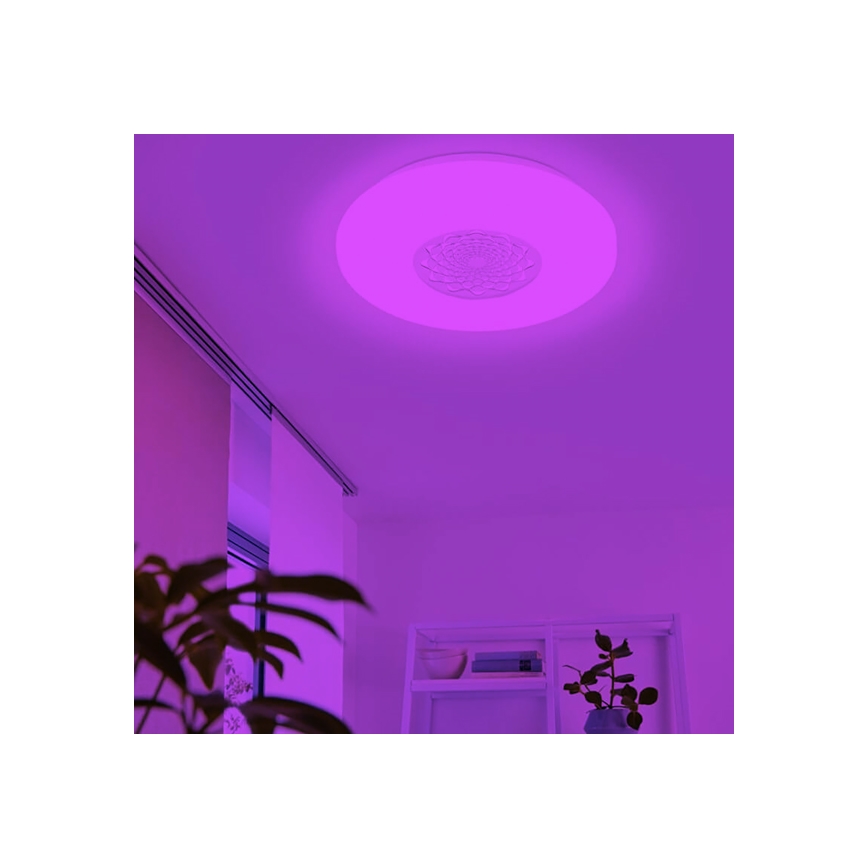 Eglo - LED RGB Hämardatav seina-/laevalgusti CAPASSO-C LED/17W/230V