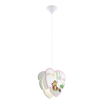 Eglo 96951 - Juhtmega lühter lastele LOUIE 1xE27/60W/230V