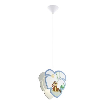 Eglo 96952 - Juhtmega lühter lastele LOUIE 1xE27/60W/230V