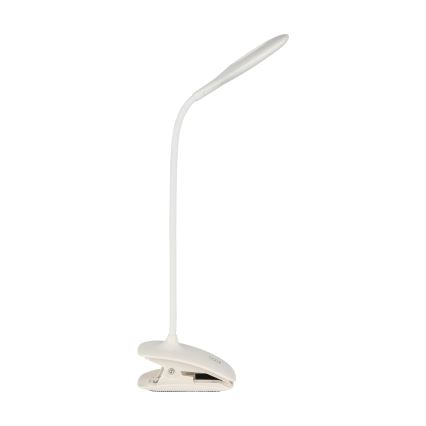 Eglo - LED Hämardatav valgusti klambriga 1xLED/3W/230V 500 mAh valge