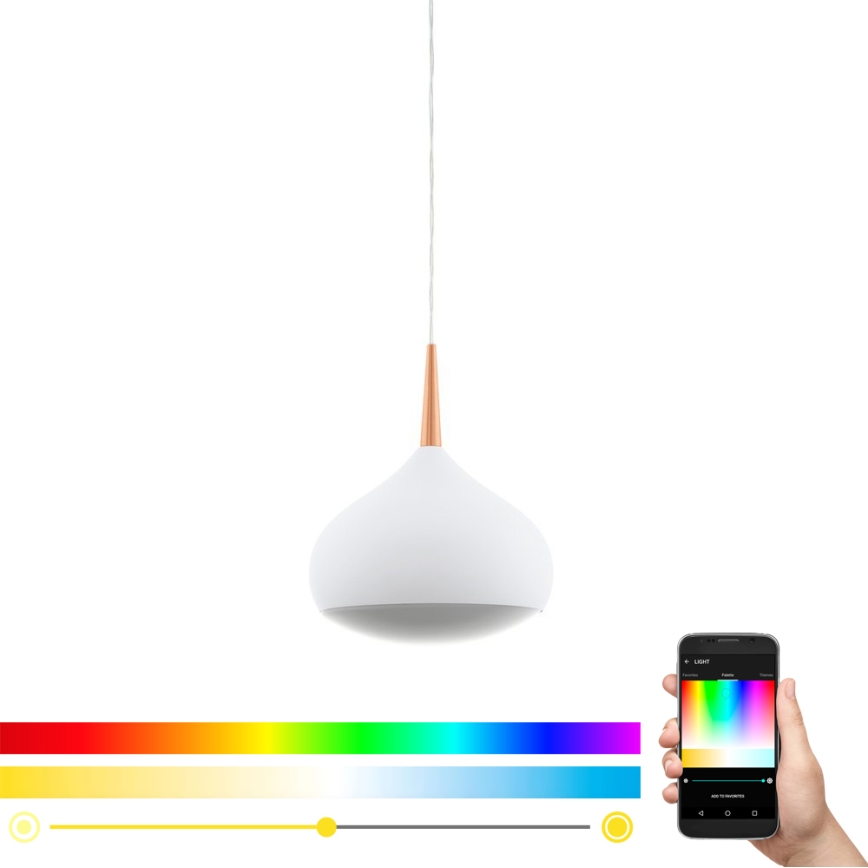 Eglo 97087 - LED RGBW hämardatav rippvalgusti COMBA-C LED/18W/230V