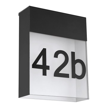 Eglo 97117 - LED House number PONSO LED/4,8W/230V