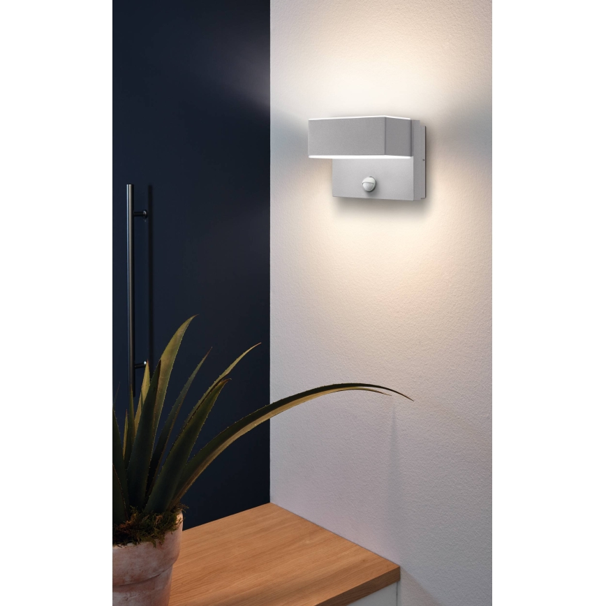 Eglo - LED Väli seinavalgusti anduriga 2xLED/5,6W/230V