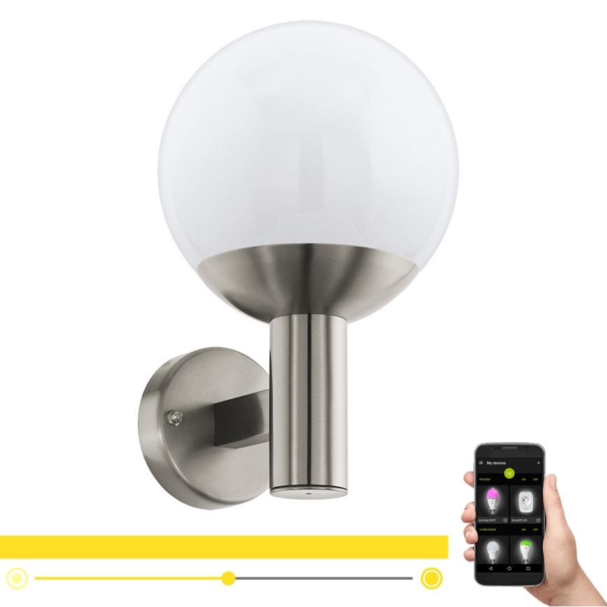 Eglo 97247 - LED-hämardatav välisseinavalgusti NISIA-C 1xE27/9W/230V IP44