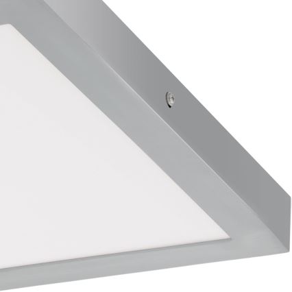 Eglo - LED-laevalgusti 1xLED/25W/230V hõbe kandiline