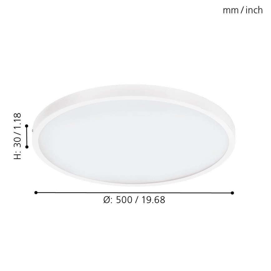 Eglo - Hämardatav LED-laevalgusti 1xLED/25W/230V