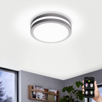 Eglo 97299 - hämardatav vannitoa LED-valgusti LOCANA-C LED/14W, hõbedane, IP44