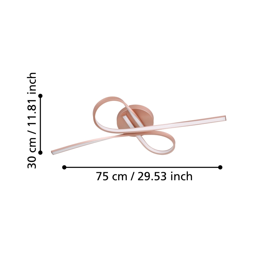 Eglo - LED kinnitatav lühter 2xLED/11W/230V