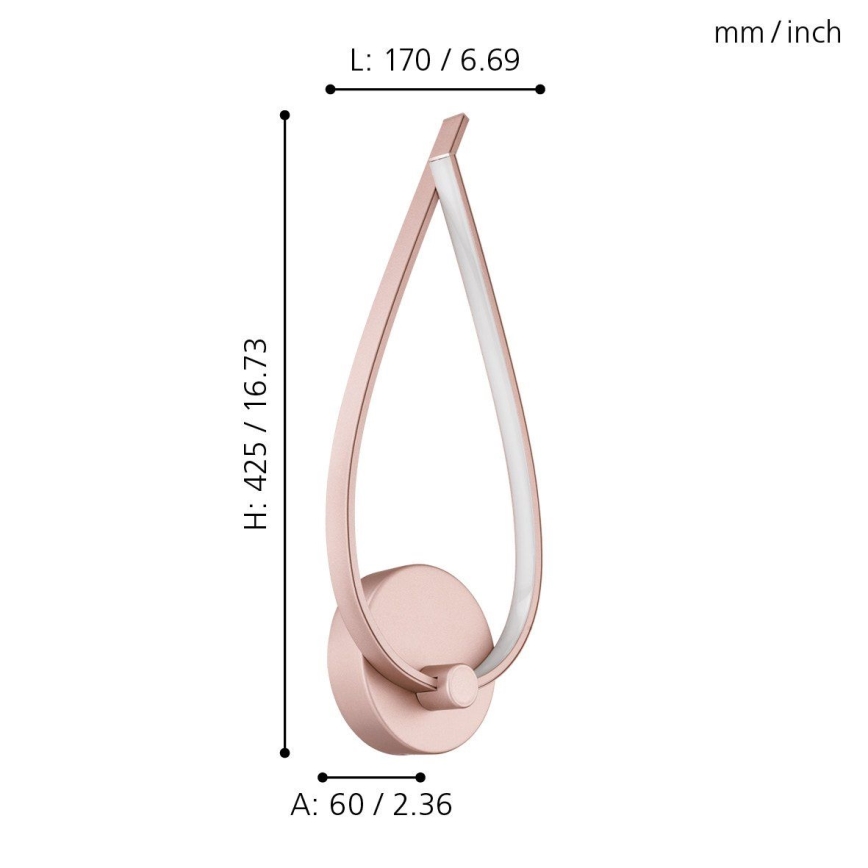 Eglo - LED seinavalgusti LED/11W/230V