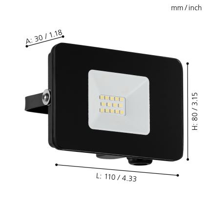 Eglo - LED-kohtvalgusti LED/10W/230V