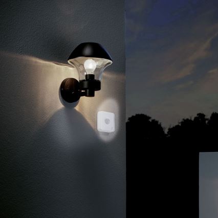 Eglo - välisliikumis- ja hämarusandur CONNECT SENSOR 12 m 3xAA valge IP44