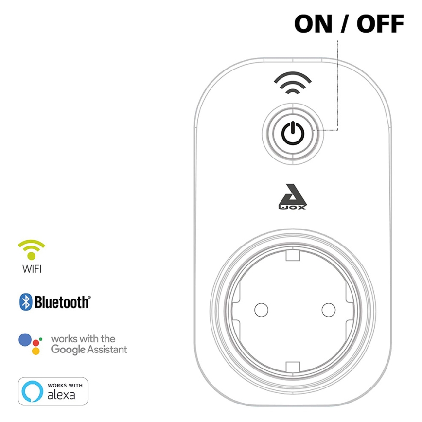 Eglo 97476 - Nutikas ühenduspistik CONNECT PLUG 2300W