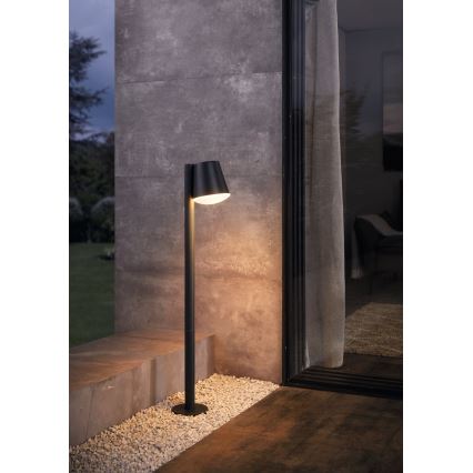 Eglo - LED RGB Hämardatav väli lamp CALDIERO-C 1xE27/9W/230V antratsiit IP44