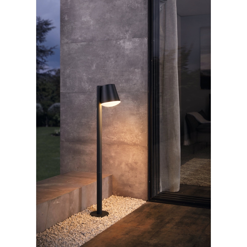 Eglo - LED RGB Hämardatav väli lamp CALDIERO-C 1xE27/9W/230V antratsiit IP44