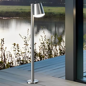 Eglo 97485 - LED hämardatav välisvalgusti CALDIERO-C 1xE27/9W/230V mati kroom IP44