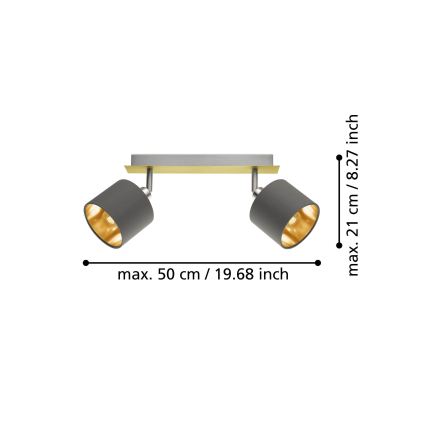 Eglo - Kohtvalgusti 2xE14/10W/230V
