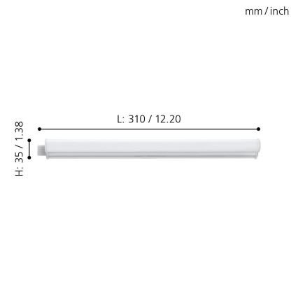 Eglo - LED köögikapivalgusti LED/3,2W/230V