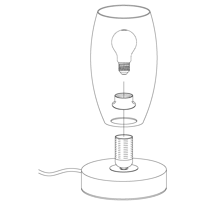 Eglo - Laualamp 1xE27/40W/230V