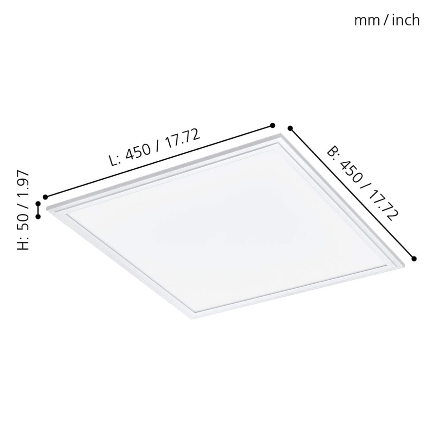 Eglo - hämardatav RGB-LED valgusti SALOBRENA-C LED/24W/230V + kaugjuhtimispult